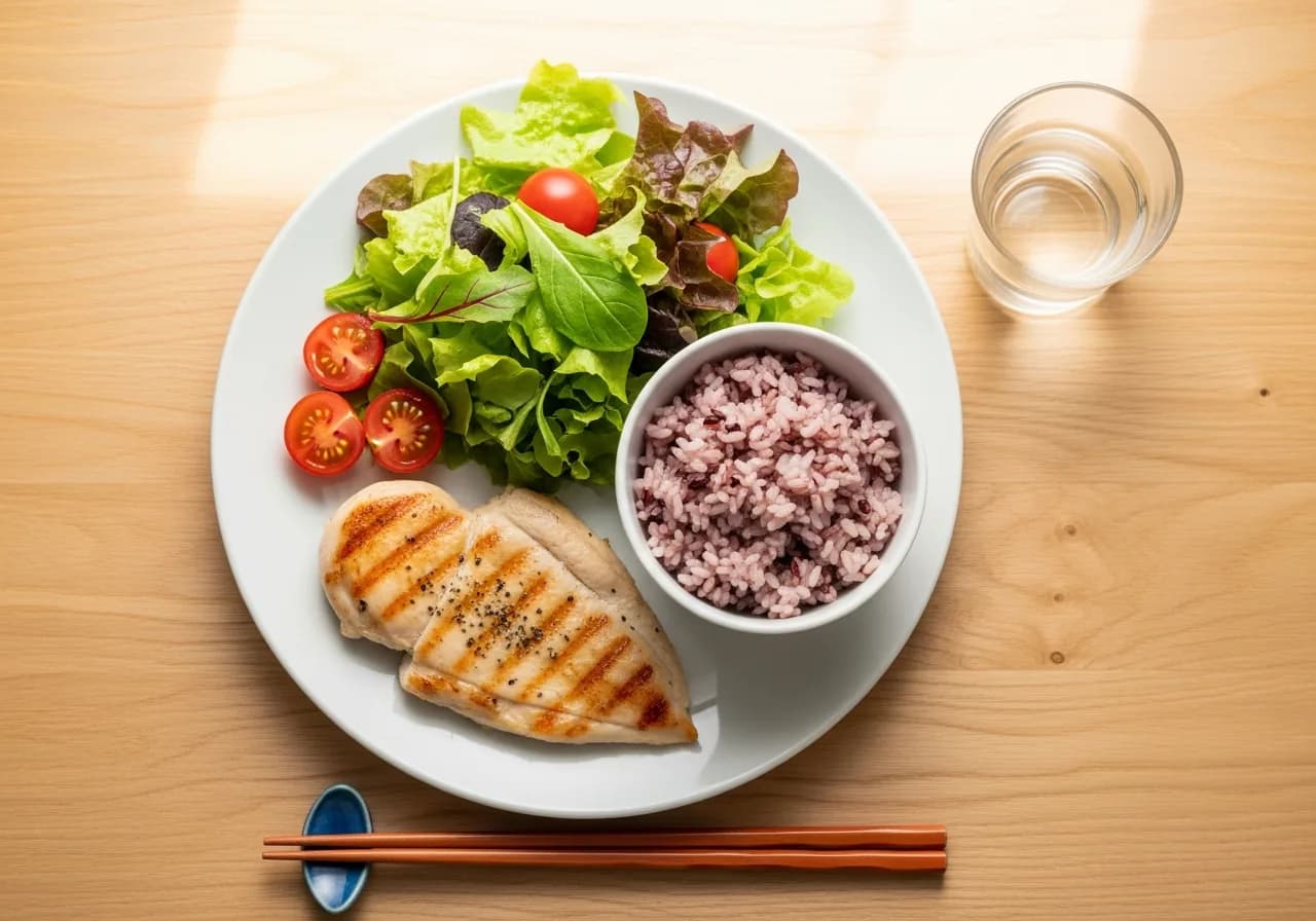 バランスの良い和食プレート